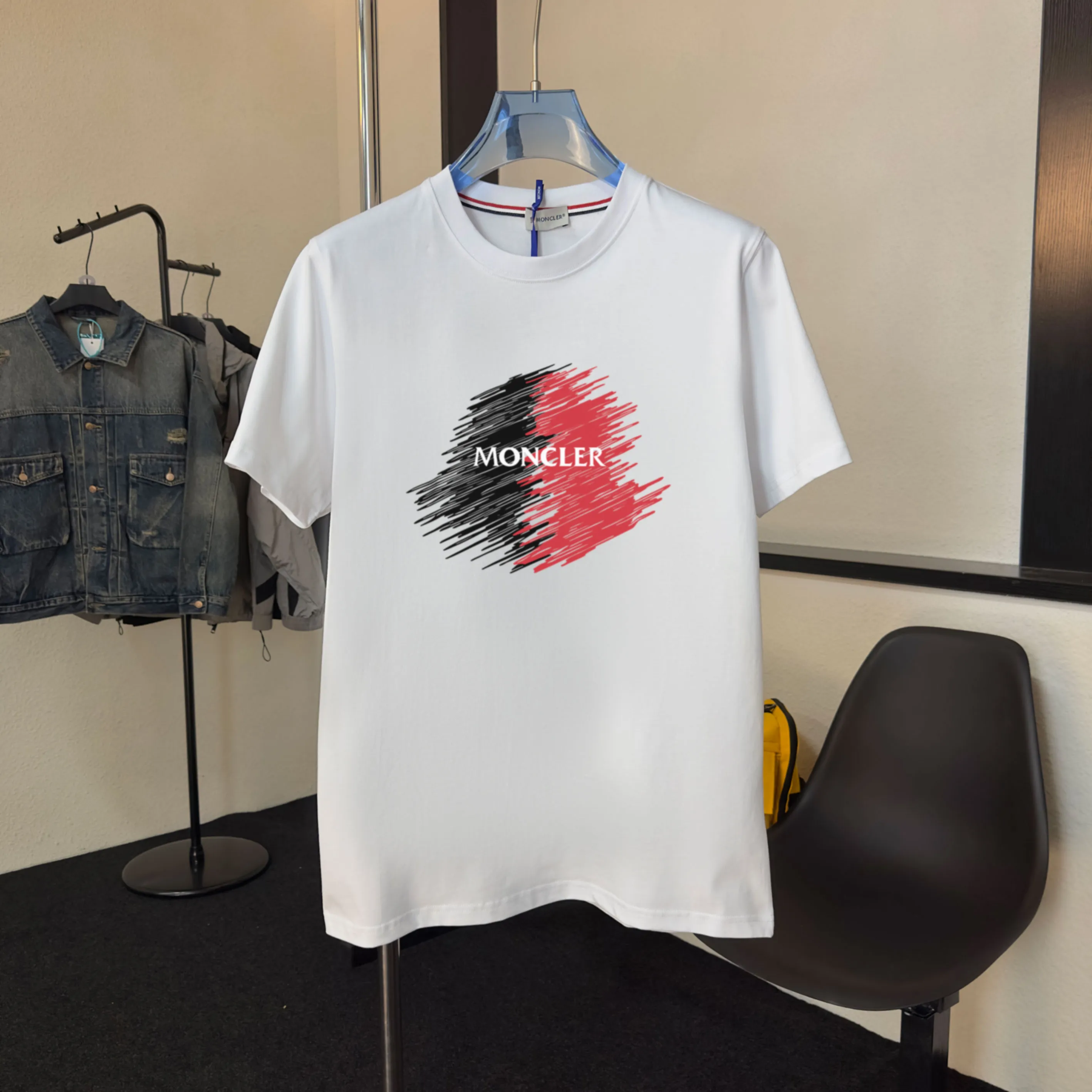 《 ~NFC ~ 》《Moncler~ 》2025New Arrival Quality T , Versatile Quality ！ ‼ 32 250G ‼ ， ， ， ， T 🤪 Sizes：S-M-L-XL-2XL ：Black，White， Same Style